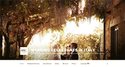 Desktop Screenshot of myweddinginitaly.info