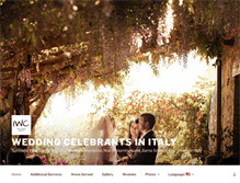 Tablet Screenshot of myweddinginitaly.info
